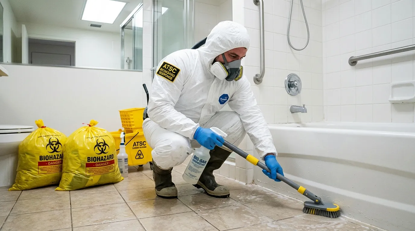 Decontamination equipment deployed for Blood Cleanup in The Village